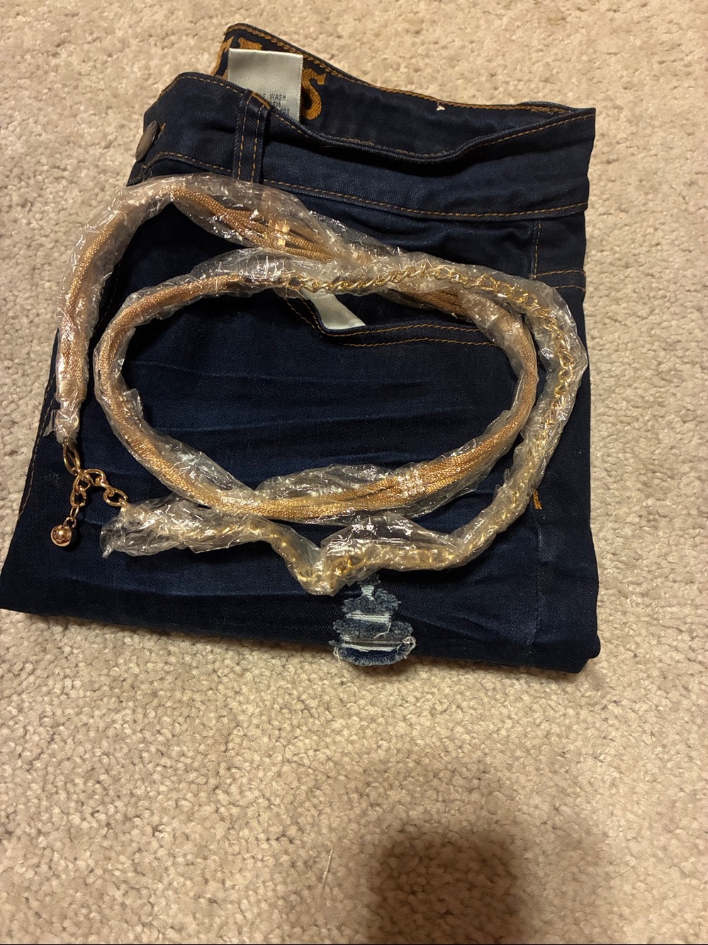 VIP Navy Ripped Skinny Jeans - Picture 11 of 14